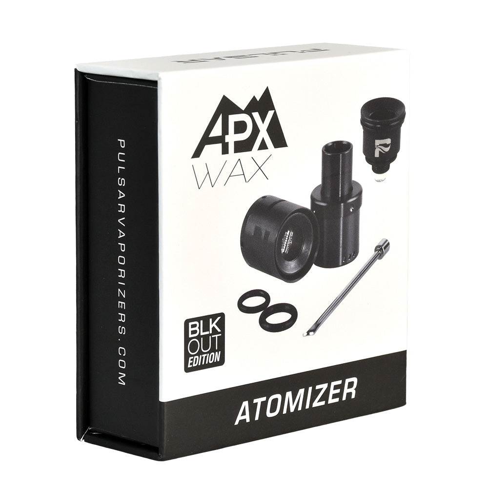 Pulsar APX Wax V3 Atomizer Kit in Full Metal Black Out Edition packaging