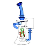 Pulsar Aquatic Soiree Recycler Water Pipe, 8.5" tall, with Disc Percolator and Assorted Colors