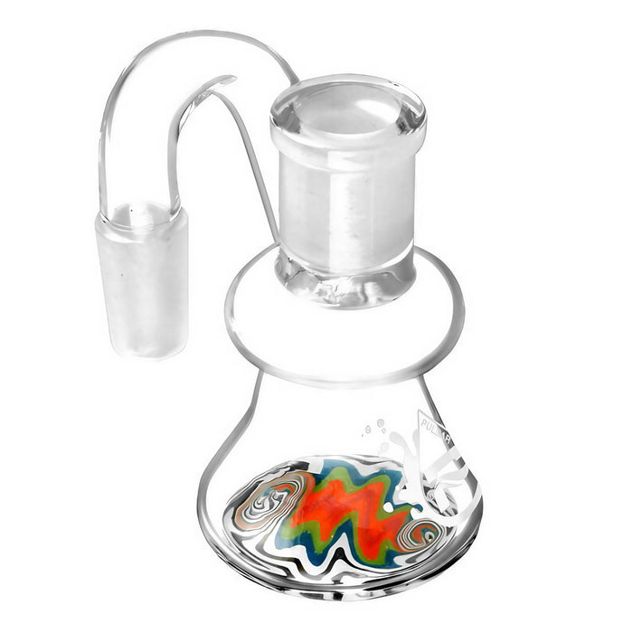 Pulsar Ash Catcher - Worked Glass & Frosted Joints - 14mm M