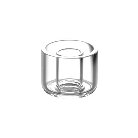Pulsar Axial eNail Replacement Quartz Donut Cup, 25mm, top view on white background