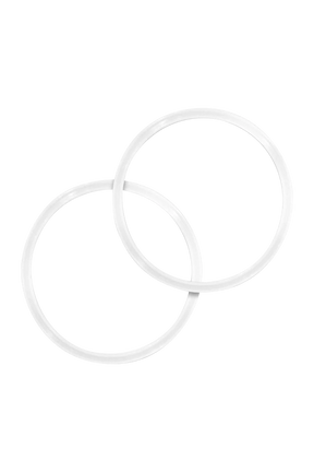 Pulsar Axial Silicone Stability Rings, 2 Pack, white on seamless background