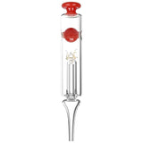 Pulsar Ball Bubbler Glass Dab Straw | 7.75"