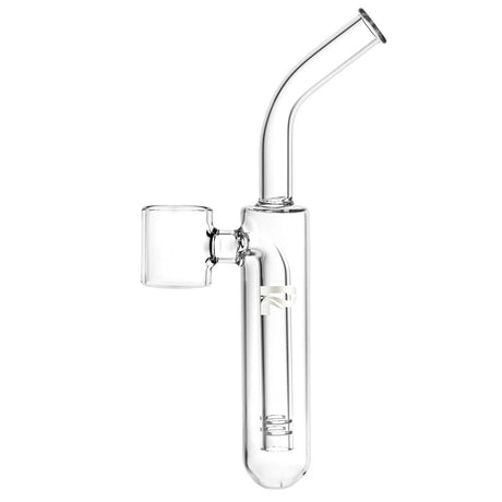 Pulsar Barb Fire H2O Bubbler Replacement, 6.5" clear glass, side view on white background