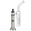 Pulsar Barb Fire H2O Wax Vape Kit in Silver with 1450mAh battery, front view on white background