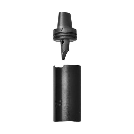 Pulsar Barb Fire Slim Vape in Black, 800mAh, front view with detachable mouthpiece for concentrates