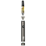 Pulsar Barb Fire Slim Vape in Black, 800mAh Battery, Front View with Cartridge Attached