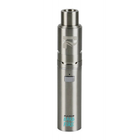 Pulsar Barb Fire Vaporizer Kit in Silver, 1100mAh Battery, Front View, for Concentrates