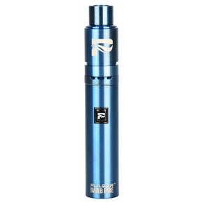 Pulsar Barb Fire Black Wax Vaporizer, front view on white background, with quartz coil