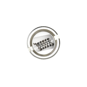 Pulsar Barb Fire Wax Mod Replacement Coil top view on seamless white background