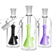 Pulsar Beaker Perc Ash Catchers in black, green, purple - 45 Degree Joint Angle