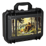 Pulsar Bent Neck Water Pipe V2 Smokers' Hard Case Travel Set  | Camping Bigfoot | 6" | 14mm F