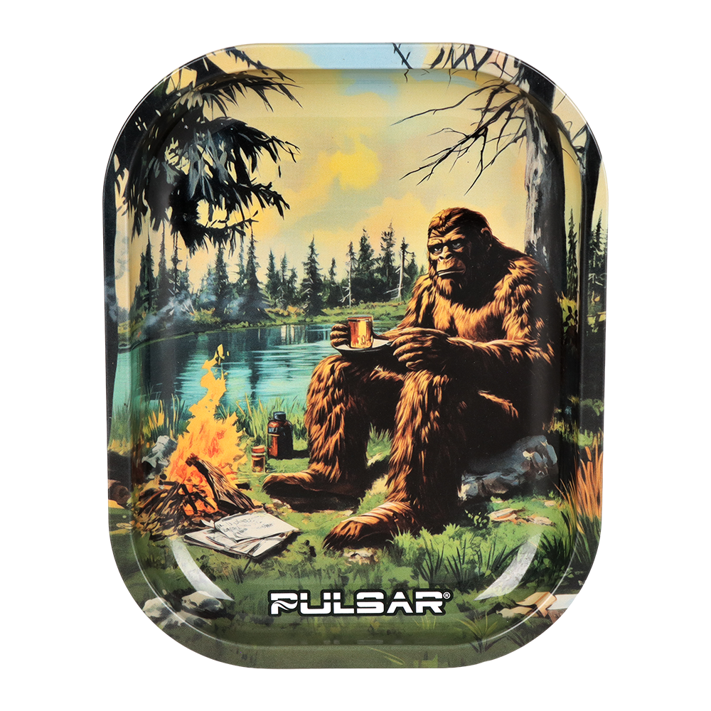 Pulsar Bent Neck Water Pipe V2 Smokers' Hard Case Travel Set  | Camping Bigfoot | 6" | 14mm F