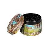 Pulsar Bent Neck Water Pipe V2 Smokers' Hard Case Travel Set | Capybara Cabana | 6" | 14mm F