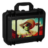 Pulsar Bent Neck Water Pipe V2 Smokers' Hard Case Travel Set | Cowboy Alien | 6" | 14mm F
