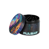 Pulsar Bent Neck Water Pipe V2 Smokers' Hard Case Travel Set | Starry Camp | 6" | 14mm F