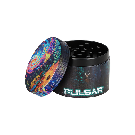 Pulsar Bent Neck Water Pipe V2 Smokers' Hard Case Travel Set | Starry Camp | 6" | 14mm F