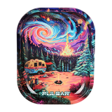 Pulsar Bent Neck Water Pipe V2 Smokers' Hard Case Travel Set | Starry Camp | 6" | 14mm F