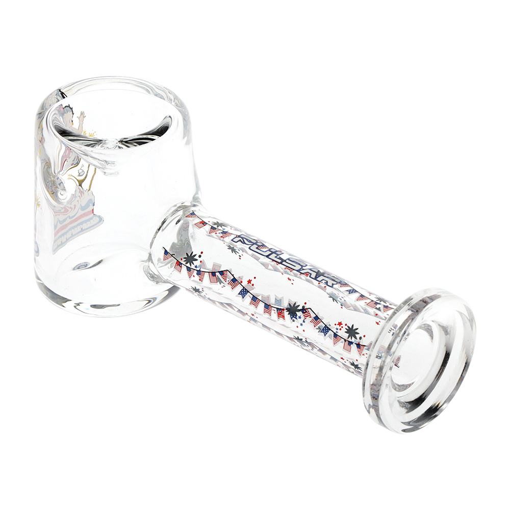 Pulsar Betty in Cake Glass Hand Pipe | 4.5"