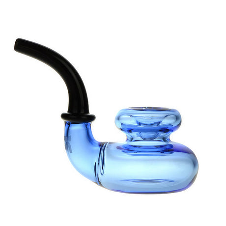 Pulsar Bi-Level Sherlock Handpipe in Assorted Colors, Durable Borosilicate Glass, Side View