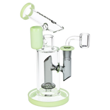 Pulsar Bicolor Fractured Tower Glass Dab Rig | 8" | 14mm F