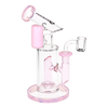 Pulsar Bicolor Fractured Tower Glass Dab Rig | 8" | 14mm F
