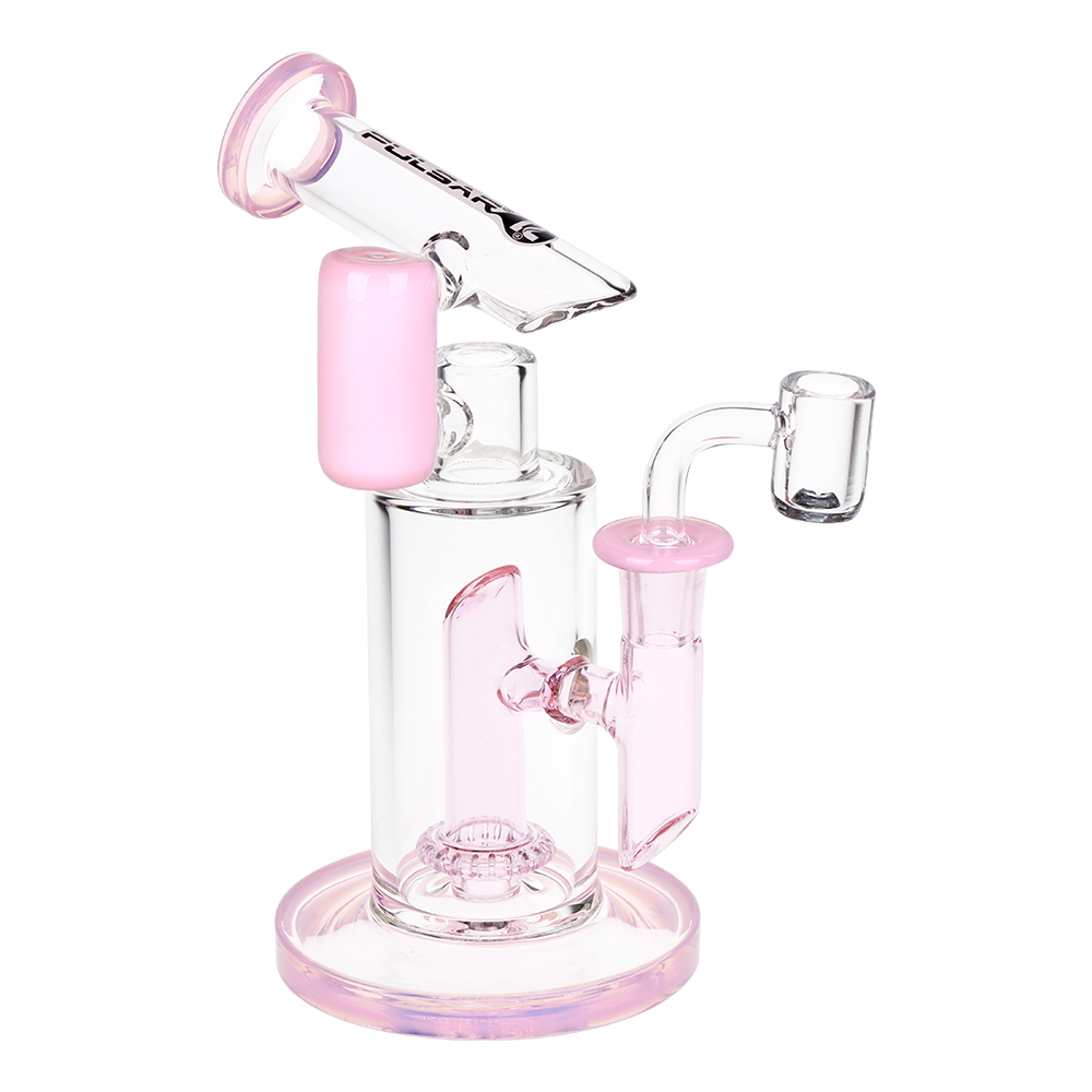 Pulsar Bicolor Fractured Tower Glass Dab Rig | 8" | 14mm F