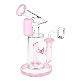Pulsar Bicolor Fractured Tower Glass Dab Rig | 8" | 14mm F