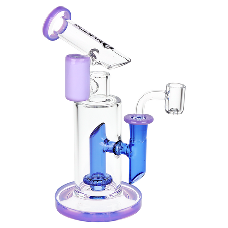 Pulsar Bicolor Fractured Tower Glass Dab Rig | 8" | 14mm F