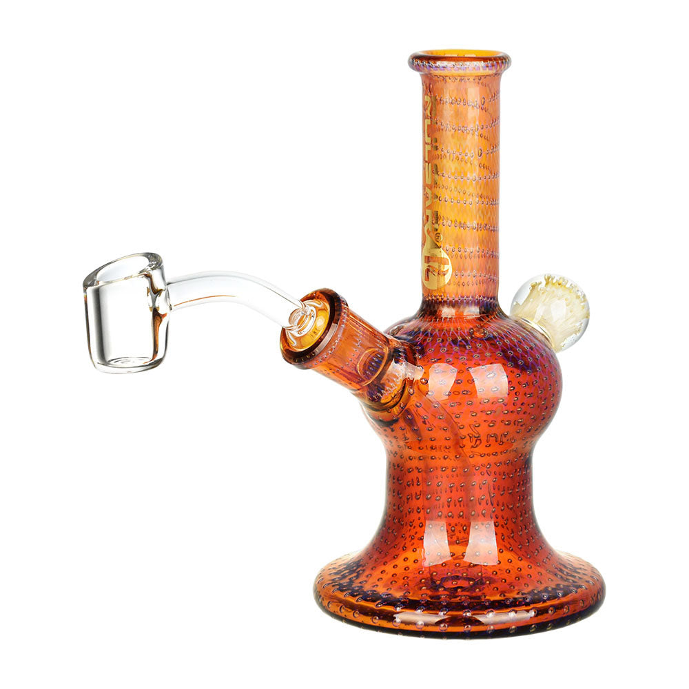 Pulsar Blooming Bubble Matrix Mini Dab Rig, 5.75" with 14mm Female Joint, Borosilicate Glass