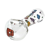 Pulsar Building Blocks Glass Spoon Pipe | 4.5" | 3ct Bundle