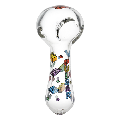 Pulsar Building Blocks Glass Spoon Pipe | 4.5" | 3ct Bundle