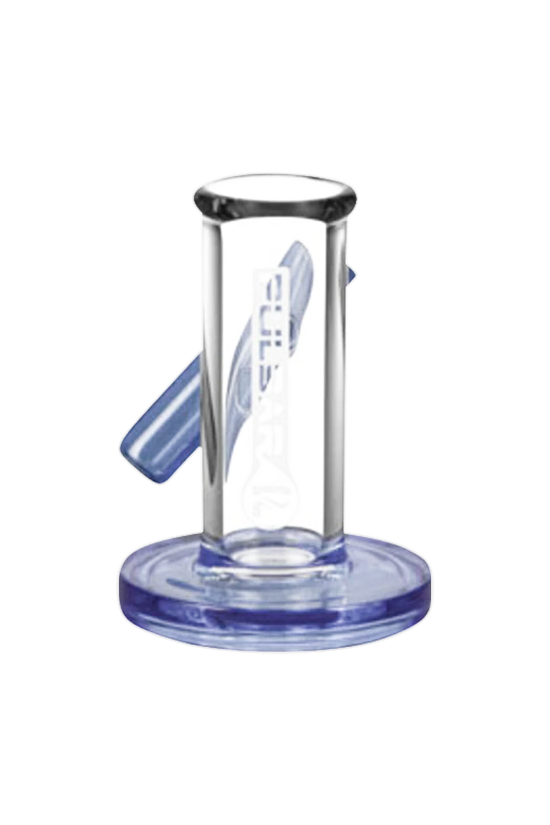 Pulsar Carb Cap and Dab Tool Stand in Borosilicate Glass, 3" Size, Front View on White Background