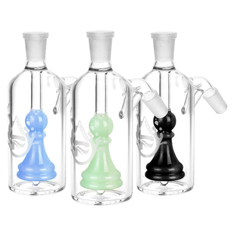Pulsar Chess Pawn Ash Catchers, 14mm 45 Degree, in Blue, Green, and Black