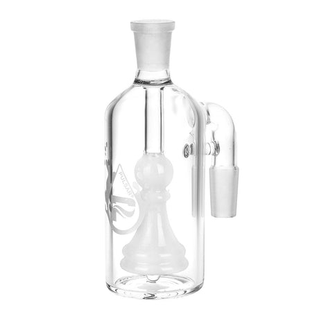 Pulsar Chess Pawn Ash Catcher, 14mm 90 Degree Borosilicate Glass, Clear Side View