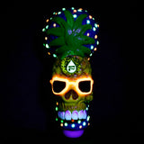 Pulsar Chill Pineapple Hand Pipe with Glowing Accents - Front View
