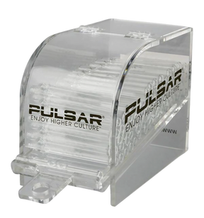 Pulsar Chillum 100 Piece Display Case - Clear Borosilicate Glass Hand Pipes