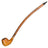 Pulsar 'Churchwarden' Rosewood Sherlock Pipe - Side View for Dry Herbs