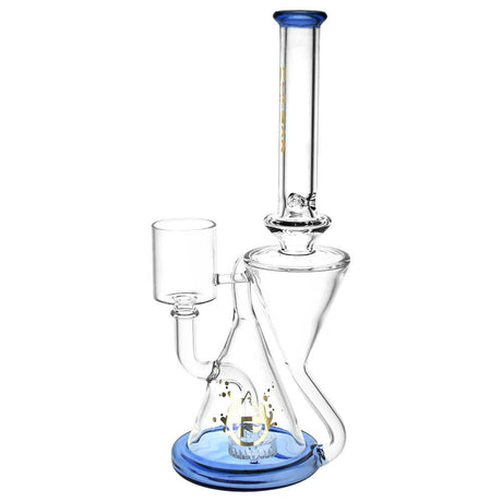 Pulsar Clean Recycler Water Pipe for Puffco Proxy, Borosilicate Glass, Black Accents, Front View