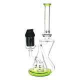 Pulsar Clean Recycler Water Pipe for Puffco Proxy with black accents, front view on white background
