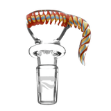 Pulsar Color Matrix Herb Slide in assorted colors, front view, fits 14-19mm bong joints