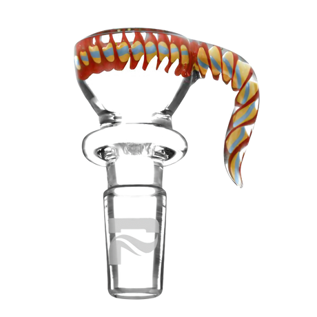 Pulsar Color Matrix Herb Slide in assorted colors, front view, fits 14-19mm bong joints