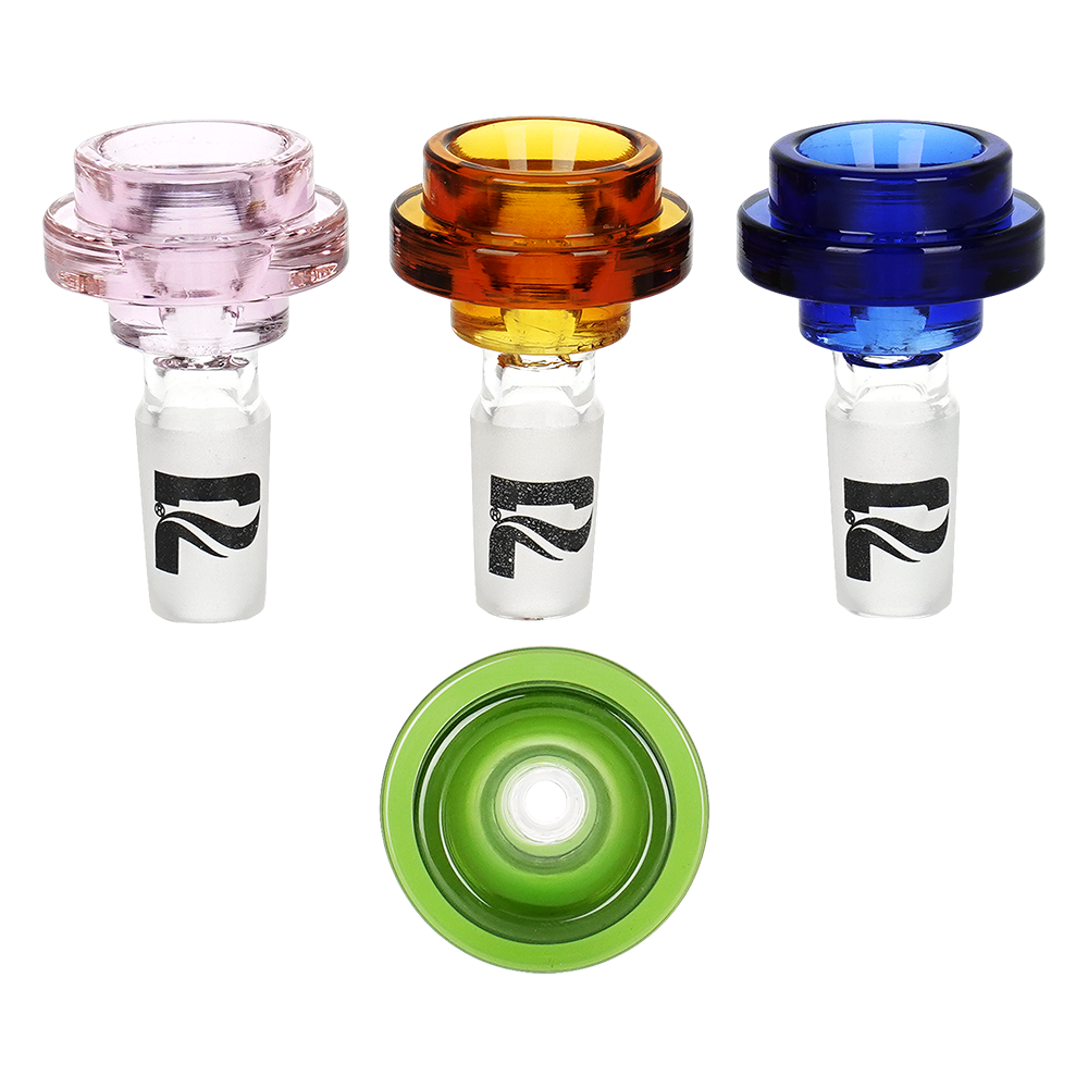 Pulsar Cool Ring Herb Slide | 14mm M | Assorted Colors | 9ct Display