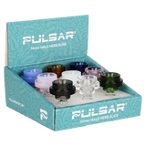 Pulsar Cool Ring Herb Slide | 14mm M | Assorted Colors | 9ct Display