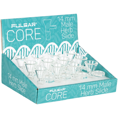 Pulsar CORE Glass Herb Slide | 14mm M | 12ct Display