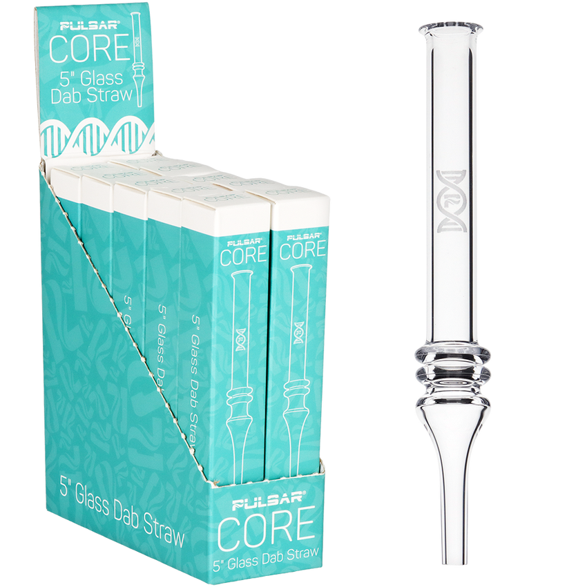 Pulsar CORE Quartz Dab Straw | 5" | 10ct Display