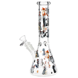Pulsar Cute Kitties Beaker Glass Water Pipe | 10" | 14mm F