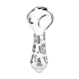 Pulsar Cute Kitties Glass Spoon Pipe | 4.5" | 3ct Bundle