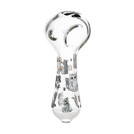 Pulsar Cute Kitties Glass Spoon Pipe | 4.5" | 3ct Bundle