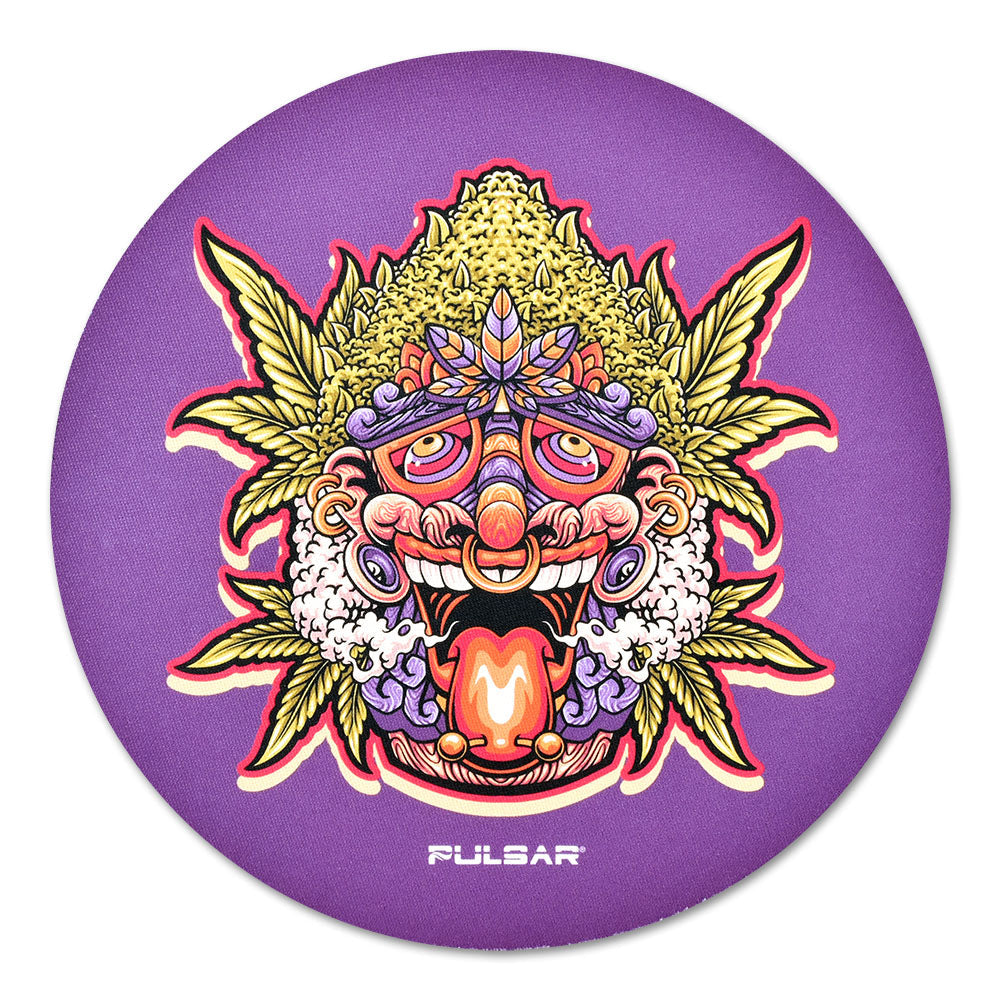 Dab Cloth Pulsar DabPadz Fabric Top Dab Mat | Kush Native | Round – DankGeek