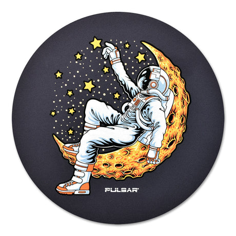 Pulsar DabPadz Fabric Top Dab Mat with Astronaut and Stars Design, Easy to Clean